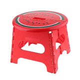 Maxbell Portable Folding Step Stool Foldable Foostool for Kids Red-L(Watermelon)