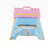 Maxbell Folding Step Stool for Kids Kitchen Garden Bathroom Stepping Stool Blue