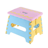 Maxbell Folding Step Stool for Kids Kitchen Garden Bathroom Stepping Stool Blue