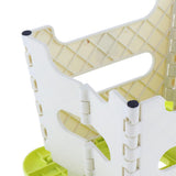 Maxbell Folding Portable Step Stool for Kids, Toddlers and Adults Home Green Size S