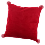 Max Solid Pure Color Pillowcases Home Decor Pillow Case 18x18 Inch Red