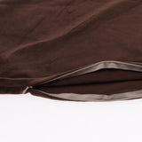 Max Solid Pure Color Pillowcases Home Decor Pillow Case 18x18 Inch Deep Brown