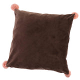 Max Solid Pure Color Pillowcases Home Decor Pillow Case 18x18 Inch Deep Brown