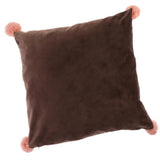 Max Solid Pure Color Pillowcases Home Decor Pillow Case 18x18 Inch Deep Brown