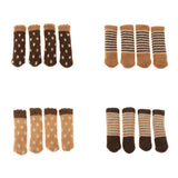 Max Furniture and Hardwood Floor Protector for 4 Four-Leg Chair Brown