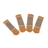 Furniture and Hardwood Floor Protector for 4 Four-Leg Chair Claybank