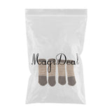 Furniture and Hardwood Floor Protector for 4 Four-Leg Chair Brownish White