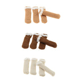 4Pcs Knitting Lace Furniture Feet Caps Chair Leg Socks Floor Protector 01