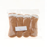 Max 4Pcs Knitting Lace Furniture Feet Caps Chair Leg Socks Floor Protector 03