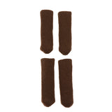 Max 4xKnitted Furniture Chair Feet Leg Socks Protectors Coffee