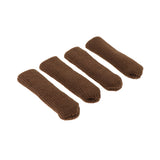 Max 4xKnitted Furniture Chair Feet Leg Socks Protectors Coffee