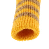 Max 4pcs Knit Furniture Feet Socks Chair Leg Floor Protector Covers Strip-Yellow