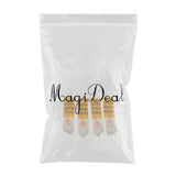 Max 4pcs Knit Furniture Feet Socks Chair Leg Floor Protector Covers Strip-Yellow