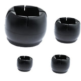 Max 10Pcs Silicone Caps Felt Pads for Sqare & Round Chair Leg  3x4cm