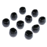 Max 10Pcs Silicone Caps Felt Pads for Sqare & Round Chair Leg  3x4cm