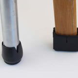 Max 10Pcs Silicone Caps Felt Pads for Sqare & Round Chair Leg  3x4cm