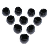 Max 10Pcs Silicone Caps Felt Pads for Sqare & Round Chair Leg  3x4cm
