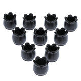 Max 10Pcs Creative Silicone Caps Felt Pads for Round Chair Leg  2.2x3cm