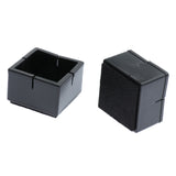 Max 10Pcs Silicone Caps Felt Pads for Square Chair Leg  4.1x3.3cm
