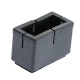 Max 10Pcs Silicone Caps Felt Pads for Rectangle Chair Leg  4.7x2.7cmx3cm