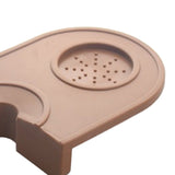Max Coffee Tamper Mat Silicone Nontoxic Anti Slip Espresso Tamper Mat Brown1