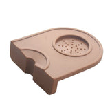 Max Coffee Tamper Mat Silicone Nontoxic Anti Slip Espresso Tamper Mat Brown1