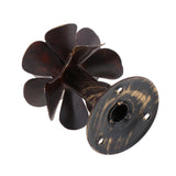 Max Maxb Rose Flower Curtain Holdbacks Metal Drapery Tieback Wall Hook Black