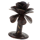 Max Maxb Rose Flower Curtain Holdbacks Metal Drapery Tieback Wall Hook Black