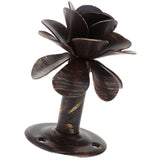 Max Maxb Rose Flower Curtain Holdbacks Metal Drapery Tieback Wall Hook Black