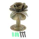 Max Maxb Rose Flower Curtain Holdbacks Metal Drapery Tieback Wall Hook Copper_E