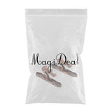 Max Maxb 1Pair Curtain Holdbacks Metal Drapery Tieback Wall Hook  Red Copper_B