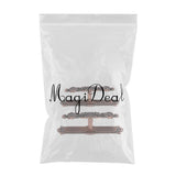 Max Maxb 1Pair Curtain Holdbacks Metal Drapery Tieback Wall Hook  Red Copper_D