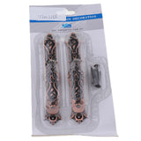 Max Maxb 1Pair Curtain Holdbacks Metal Drapery Tieback Wall Hook  Red Copper_D