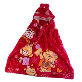 Maxbell Newborn Baby Hooded Cloak Poncho Jacket Outwear Kids Warm Coat Red 1