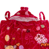 Maxbell Newborn Baby Hooded Cloak Poncho Jacket Outwear Kids Warm Coat Red 1