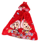 Maxbell Newborn Baby Hooded Cloak Poncho Jacket Outwear Kids Warm Coat Red 2