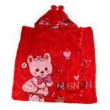 Maxbell Newborn Baby Hooded Cloak Poncho Jacket Outwear Kids Warm Coat Red 3