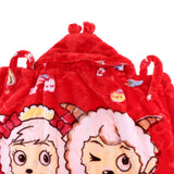 Maxbell Newborn Baby Hooded Cloak Poncho Jacket Outwear Kids Warm Coat Red 4