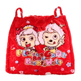 Maxbell Newborn Baby Hooded Cloak Poncho Jacket Outwear Kids Warm Coat Red 4