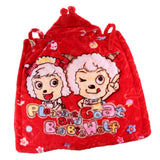Maxbell Newborn Baby Hooded Cloak Poncho Jacket Outwear Kids Warm Coat Red 4