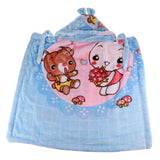 Maxbell Newborn Baby Hooded Cloak Poncho Jacket Outwear Kids Warm Coat Blue 1