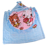 Maxbell Newborn Baby Hooded Cloak Poncho Jacket Outwear Kids Warm Coat Blue 1