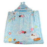 Maxbell Newborn Baby Hooded Cloak Poncho Jacket Outwear Kids Warm Coat Blue 3