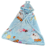 Maxbell Newborn Baby Hooded Cloak Poncho Jacket Outwear Kids Warm Coat Blue 3