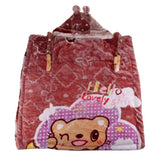 Maxbell Newborn Baby Hooded Cloak Poncho Jacket Outwear Kids Warm Coat Rose