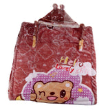 Maxbell Newborn Baby Hooded Cloak Poncho Jacket Outwear Kids Warm Coat Rose
