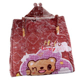 Maxbell Newborn Baby Hooded Cloak Poncho Jacket Outwear Kids Warm Coat Rose