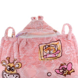 Maxbell Newborn Baby Hooded Cloak Poncho Jacket Outwear Kids Warm Coat Pnk 3