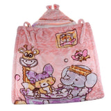 Maxbell Newborn Baby Hooded Cloak Poncho Jacket Outwear Kids Warm Coat Pnk 3
