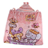 Maxbell Newborn Baby Hooded Cloak Poncho Jacket Outwear Kids Warm Coat Pnk 3